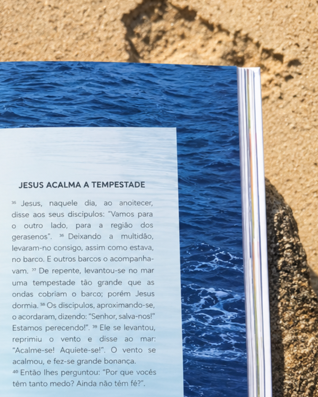 Livro de Mateus — Evangelho Ilustrado em Capa Dura, Letra Grande